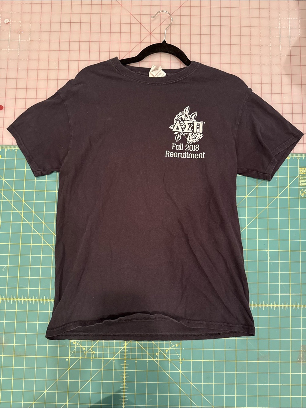 Navy Blue Short Sleeve Alpha Sigma Pi Tee